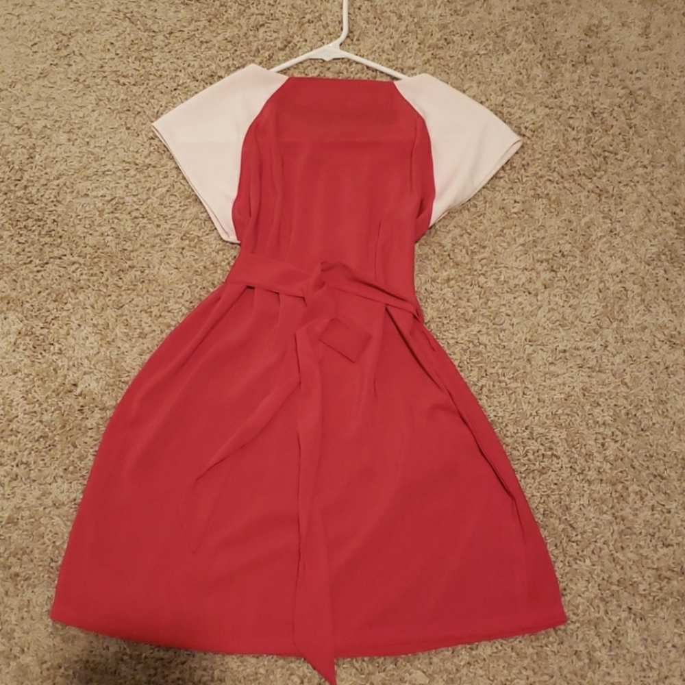 Fuschia and pale pink mini dress xsmall size